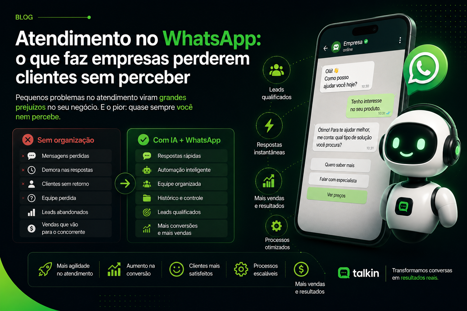 Atendimento no WhatsApp: o que faz empresas perderem clientes sem perceber